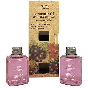 AROMATIZANTE DIFUSORES DE AMBIENTE YANTRA JABUTICABA 250ML COM 2 756237