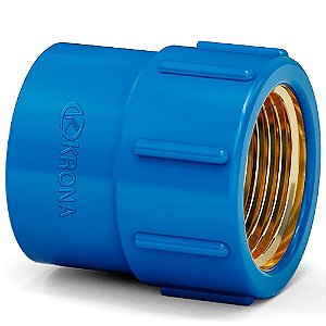 LUVA AZUL 3/4 LISO E ROSCA 0502 KRONA 458902