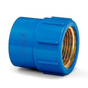 LUVA AZUL 3/4X1/2 LISO E ROSCA 0503 KRONA 458910