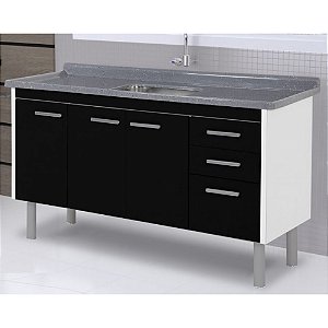 GABINETE VALENZA 144,2 PRETO 560342 AJ RORATO 713546