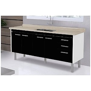 GABINETE VALENZA 174,2 PRETO 560542 AJ RORATO 723789