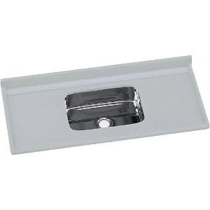PIA GRANITADA 1,20M CUBA INOX CINZA 562207 AJ RORATO 731315