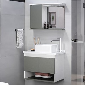 KIT BERGAMO 63,5CM CINZA 578451 AJ RORATO 902080