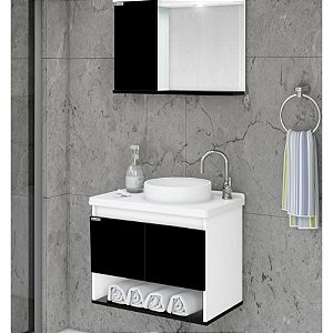 KIT BERGAMO 63,5CM PRETO 578442 AJ RORATO 686883