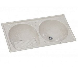 TANQUE DUPLO 100X51 N1 TRAVERTINO 500114 AJ RORATO 140759