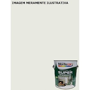 LÁTEX SUPER 3,6 LITROS GELO 0067G MONTECOR TINTAS 342980