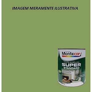 LÁTEX SUPER 3,6 LITROS VERDE LIMÃO 0079G MONTECOR TINTAS 343110
