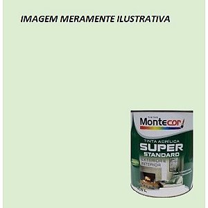 LÁTEX SUPER 3,6 LITROS VERDE PRIMAVERA 0173G MONTECOR TINTAS 343137