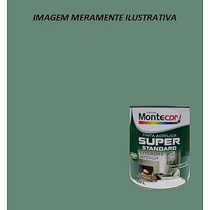 LÁTEX SUPER 3,6 LITROS VERDE PISCINA 0174G MONTECOR TINTAS 350125
