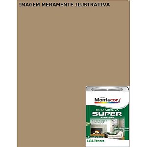LÁTEX SUPER 18 LITROS CAMURÇA 64L MONTECOR TINTAS 428736