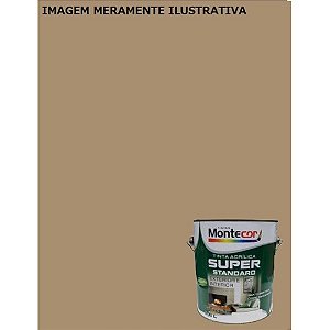LÁTEX SUPER 3,6 LITROS CAMURÇA 0064G MONTECOR TINTAS 428779