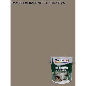 LÁTEX SUPER 3,6 LITROS CONCRETO 585181 MONTECOR TINTAS 585181