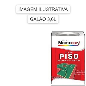 LÁTEX PISO 3,6 LITROS BRANCO 0017G MONTECOR TINTAS 349992