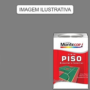 LÁTEX PISO CINZA 0018L MONTECOR TINTAS 347230