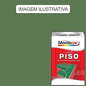 LÁTEX PISO 18 LITROS VERDE 0022l MONTECOR TINTAS 347264