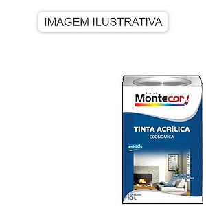LÁTEX ECONÔMICA 18 LITROS BRANCO 0044L MONTECOR TINTAS 366536