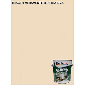 LÁTEX SUPER 3,6 LITROS AREIA 0059G MONTECOR TINTAS 342998