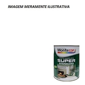 LÁTEX SUPER 1/4 BRANCO 0063Q MONTECOR TINTAS 343188