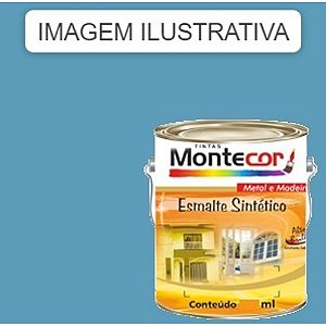 ESMALTE SINTÉTICO 1/16 AZUL MAR 124D MONTECOR TINTAS 694940