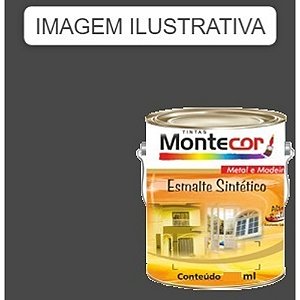 ESMALTE SINTÉTICO 1/4 CINZA ESCURO 129Q MONTECOR TINTAS 694983