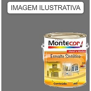 ESMALTE SINTÉTICO 1/16 GRAFITE CLARO 135D MONTECOR TINTAS 695092