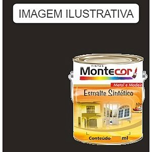 ESMALTE SINTÉTICO 1/4 GRAFITE ESCURO 136Q MONTECOR TINTAS 695114
