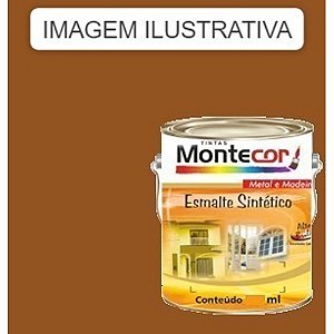 ESMALTE SINTÉTICO 1/16 MARROM CONHAQUE 140D MONTECOR TINTAS 695190