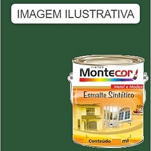 ESMALTE SINTÉTICO 1/16 VERDE FOLHA 146D MONTECOR TINTAS 695335