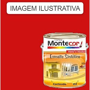 ESMALTE SINTÉTICO 1/16 VERMELHO 148D MONTECOR TINTAS 695378