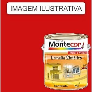 ESMALTE SINTÉTICO 3,6 LITROS VERMELHO 148G MONTECOR TINTAS 695386