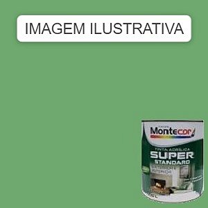 LÁTEX SUPER 3,6 LITROS VERDE LIMA 0238G MONTECOR TINTAS 697419