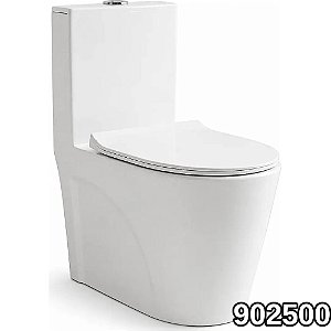 BACIA COM CAIXA ACOPLADA, ASSENTO, ENGATE, PARAFUSO E ANEL SAN-001 BRANCO STILLUS HOME 902500