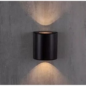LUMINÁRIA BLUMENAU ARANDELA CLEAN LED CURVA 3W 3K PT