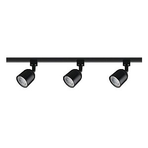 LUMINÁRIA BLUMENAU TRILHO 3SPOTS LED 15W PT 3000K