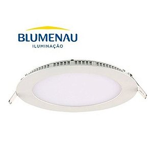 PAINEL LED BLUMENAU BRANCO EMBUTIR 12W 6500K REDONDO BIVOLT