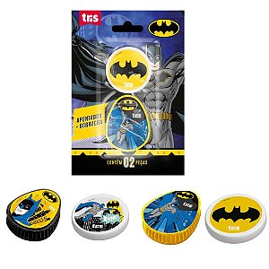 Kit Apontador Com Depósito + Borracha – Cart C/2 UN – Batman