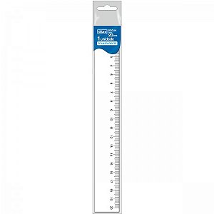Régua 20cm em Poliestireno Académie - Tilibra