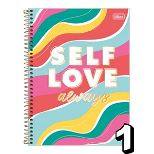 CADERNO ESPIRAL CAPA DURA UNIVERSITÁRIO 10 MATÉRIAS BE NICE 160 FOLHAS