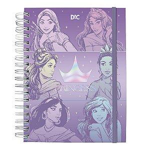Caderno Smart Universitário Princesas com folhas reposicionáveis- DAC