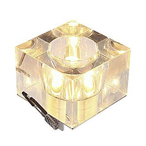 Lustre de embutir cor transparente modelo COD10062