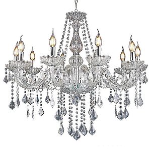 Lustre pendente com 10 braços modelo COD10026