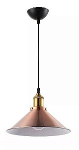 Lustre pendente cor cafe D270xH200MM modelo COD10021