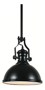 Lustre pendente cor preta D320xH1540MM modelo COD10020