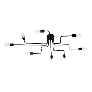 Lustre pendente cor preto L1100 W700MM modelo COD10066