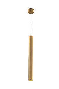Lustre pendente cor preto/cobre  F40xH400MM marca inobari modelo COD10068