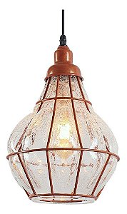 Lustre pendente cor rose D210xH270MM modelo COD10039
