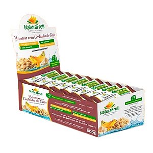 Display Bananada com Castanha de Caju - Naturafruti - 24 x 25 g