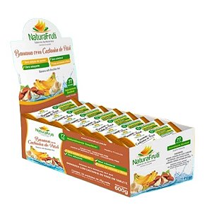 Display Bananada com Castanha do Pará - Naturafruti - 24 x 25 g