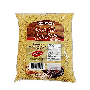 Farofa Vegana Temperada Gran Pic com Proteína de Soja - 400 g