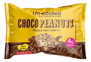 Paçoca Com Brownie Vegano Zero Açúcar - Uncooked - 40 G